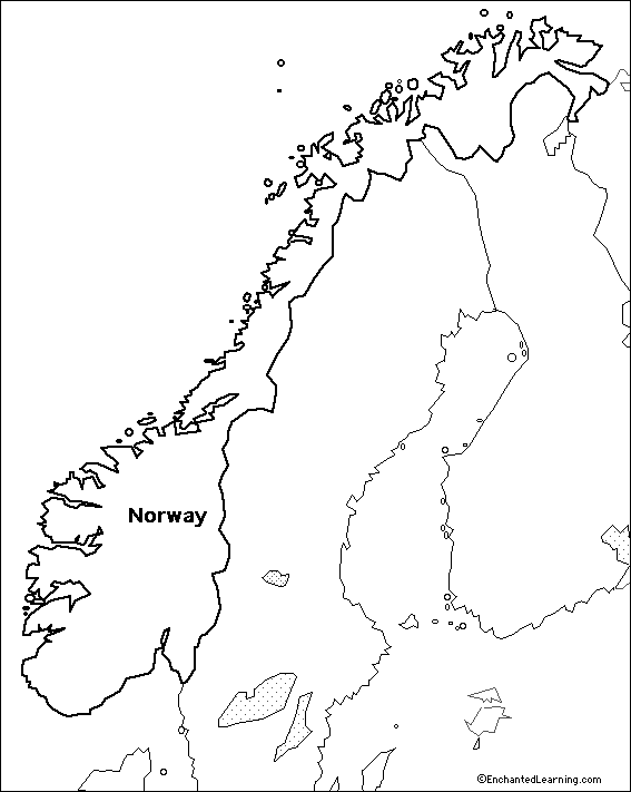 Search result: 'Outline Map Research Activity #2 - Norway'