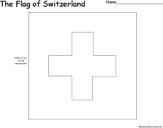 Flag of Switzerland EnchantedLearningcom