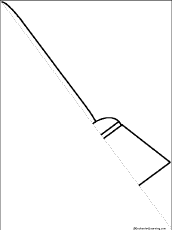Search result: 'Symmetrical Broom Picture: Finish the Drawing and Fill in the Missing Letters Printout'