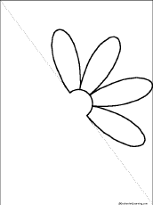 Search result: 'Symmetrical Flower Picture: Finish the Drawing and Fill in the Missing Letters Printout'