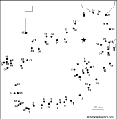 Connect the Dots Mystery Map
