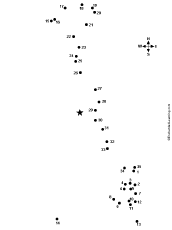 Connect the Dots Mystery Map