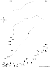 Connect the Dots Mystery Map