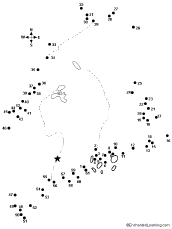 Connect the Dots Mystery Map