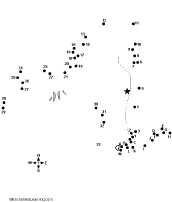 Connect the Dots Mystery Map