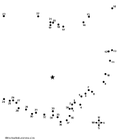 Connect the Dots Mystery Map