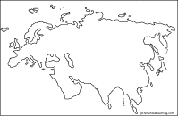 simple blank map of europe and asia Europe Enchantedlearning Com simple blank map of europe and asia
