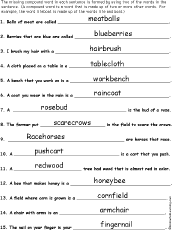 Compound Words Enchantedlearning Com