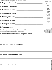 Search result: 'House Grammar Worksheet Printout'