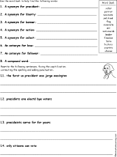 grammar worksheet