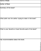 Search result: 'Book Review Chart Printout: Graphic Organizers'