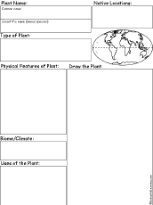 pdf worksheet reproduction animal EnchantedLearning.com Chart Organizer  Printouts  Graphic