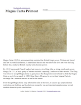 Magna Carta printout