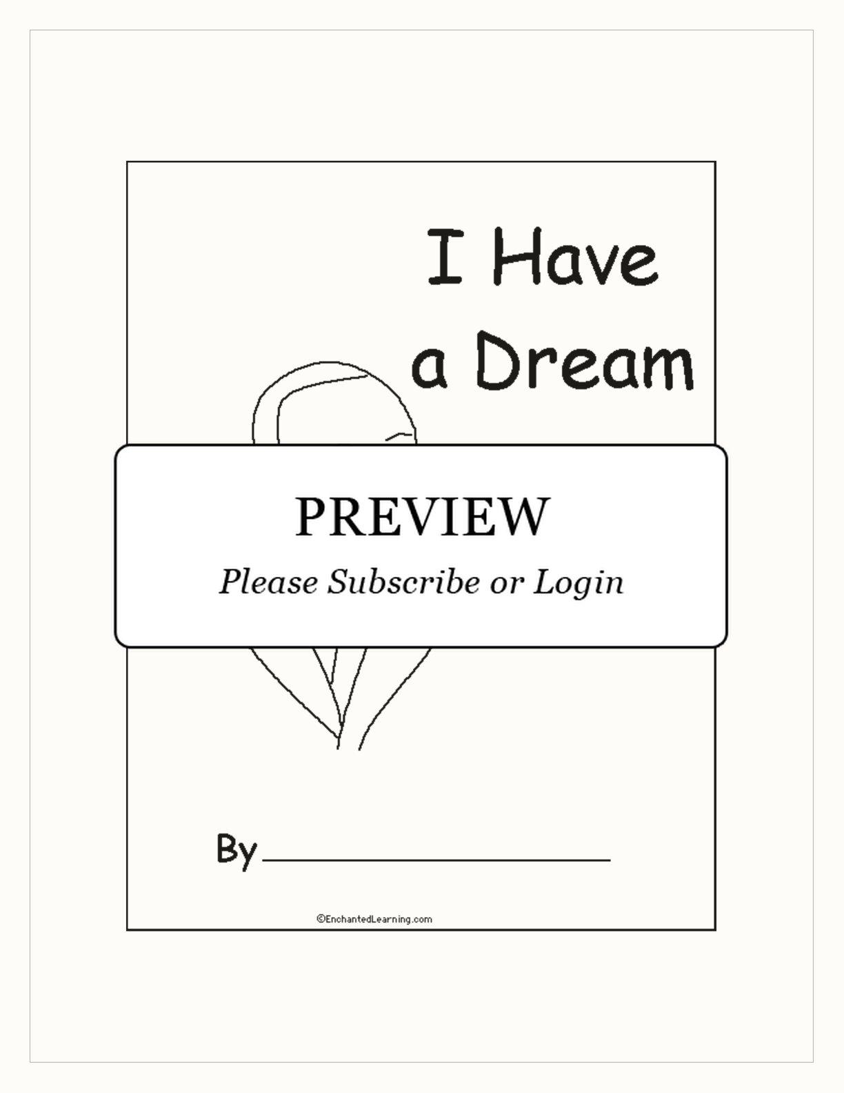 I Have a Dream — Martin Luther King, Jr. Printable Book Enchanted