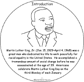 Martin Luther King, Jr. Book to Print - EnchantedLearning.com