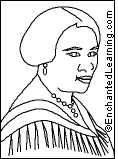 Madam Cj Walker Coloring Page