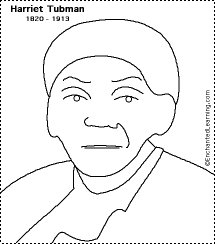 Harriet Tubman Printout/Quiz - EnchantedLearning.com