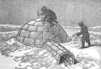 Igloo, fra "Science: An Illustrated Journal", 1883"Science: An Illustrated Journal", 1883