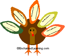 30-Blank Thanksgiving Day Word Hunt