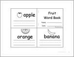 Fruit Word Book