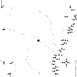 Dot to Dot Mystery Map: Arkansas