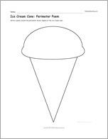 Ice Cream Cone: Perimeter Poem