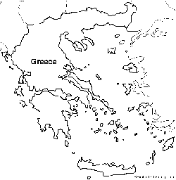 Outline Map: Greece