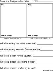 Draw and Compare Countries