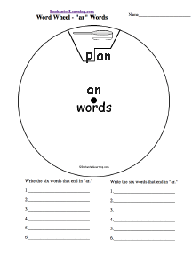 Word Wheel - AN Words