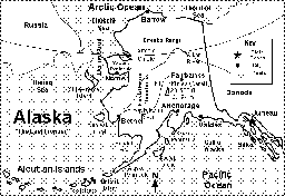 Alaska Map/Quiz Printout