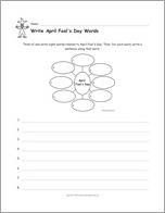 Write April Fool's Day Words