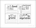 Food Pyramid Word Book