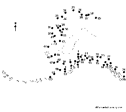 Dot to Dot Mystery Map: Alaska