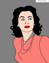 Hedy Lamarr Coloring Page