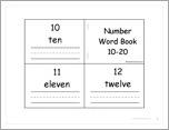 Numbers Word Book 10-20