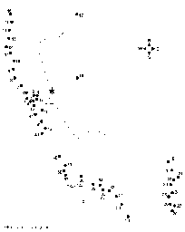 Dot to Dot Mystery Map: California