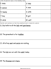 Plural People Nouns