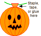 String of Jack-O'-Lanterns or Ghosts