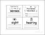 Senses Word - Printable Book