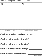 Draw and Compare US States