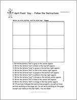 April Fools' Day - Follow the Instructions