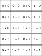 Addition Dominoes — Page 1