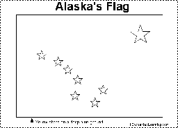 Alaska Flag Printout