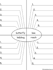 Write Five Adjectives Describing Insects