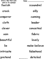 Match 'The Emperor's New Clothes' Synonyms