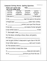 Compound Clothing Words: Spelling Questions