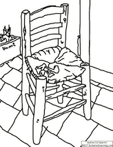Chair (van Gogh Coloring Page)