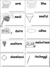 Unscramble Tornado Words