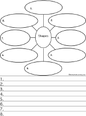 Write Eight Shape Words