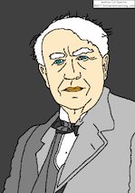 Search result: 'Thomas Edison Coloring Page'